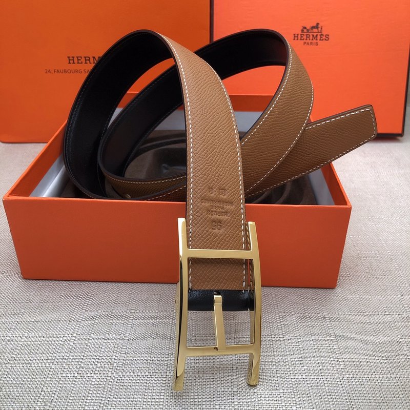 에르메스 그레인 버클 벨트 32mm 001-271523