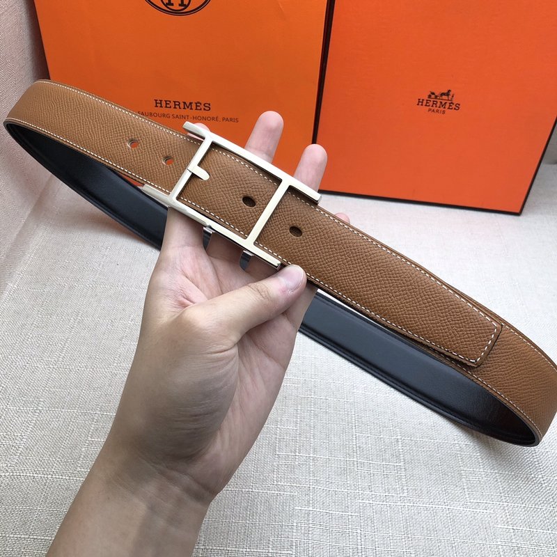 에르메스 그레인 버클 벨트 32mm 001-271523