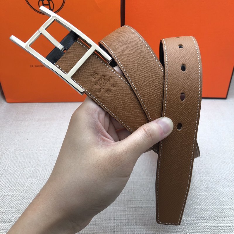 에르메스 그레인 버클 벨트 32mm 001-271523