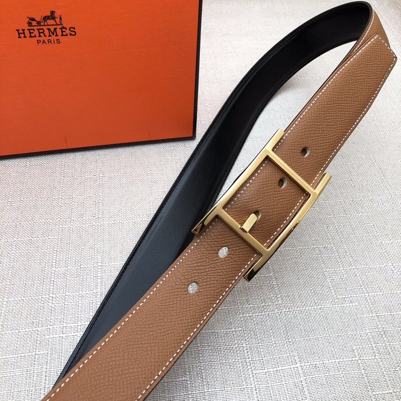 에르메스 그레인 버클 벨트 32mm 001-271523