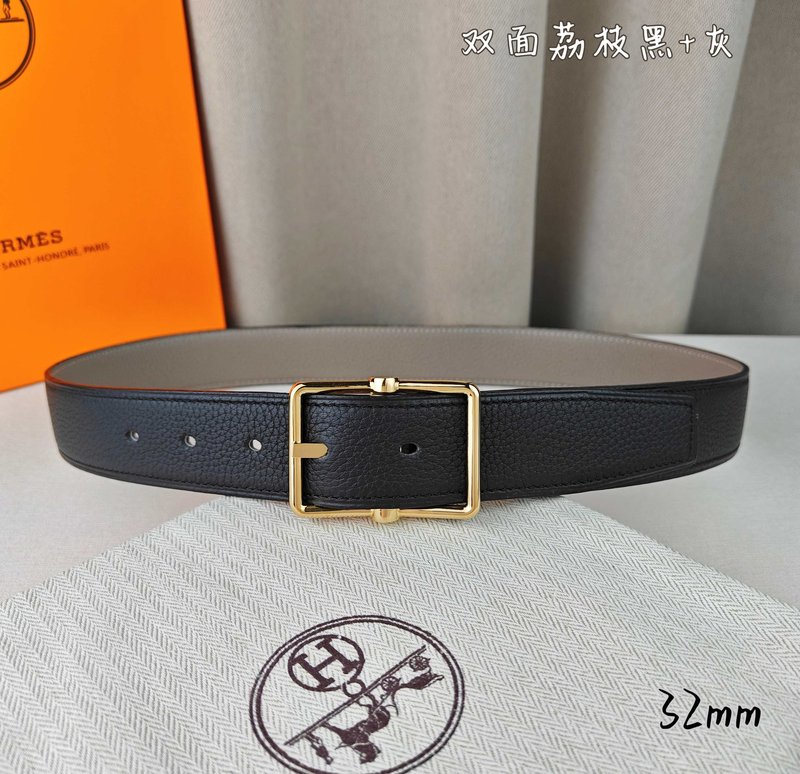 에르메스 핀버클 양면 벨트 32mm 001-271525