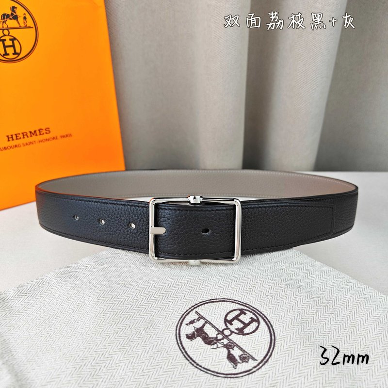 에르메스 핀버클 양면 벨트 32mm 001-271525