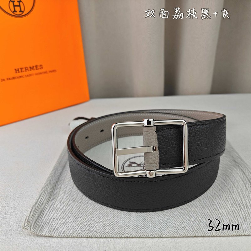 에르메스 핀버클 양면 벨트 32mm 001-271525