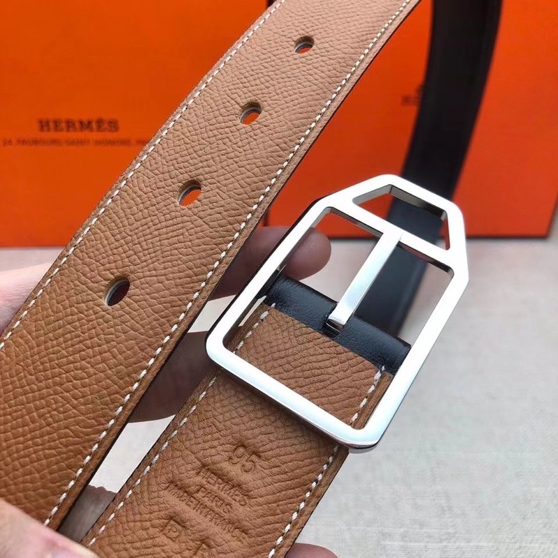 에르메스 핀 버클 벨트 소가죽 32mm 001-271527