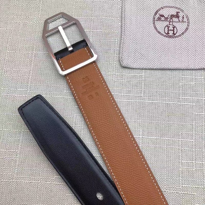 에르메스 핀 버클 벨트 소가죽 32mm 001-271527
