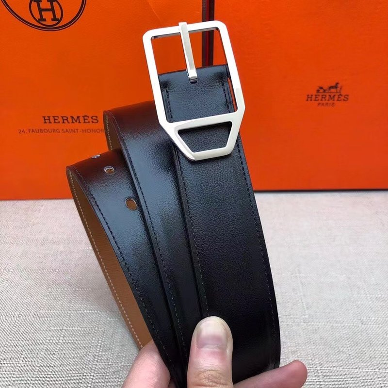 에르메스 핀 버클 벨트 소가죽 32mm 001-271527