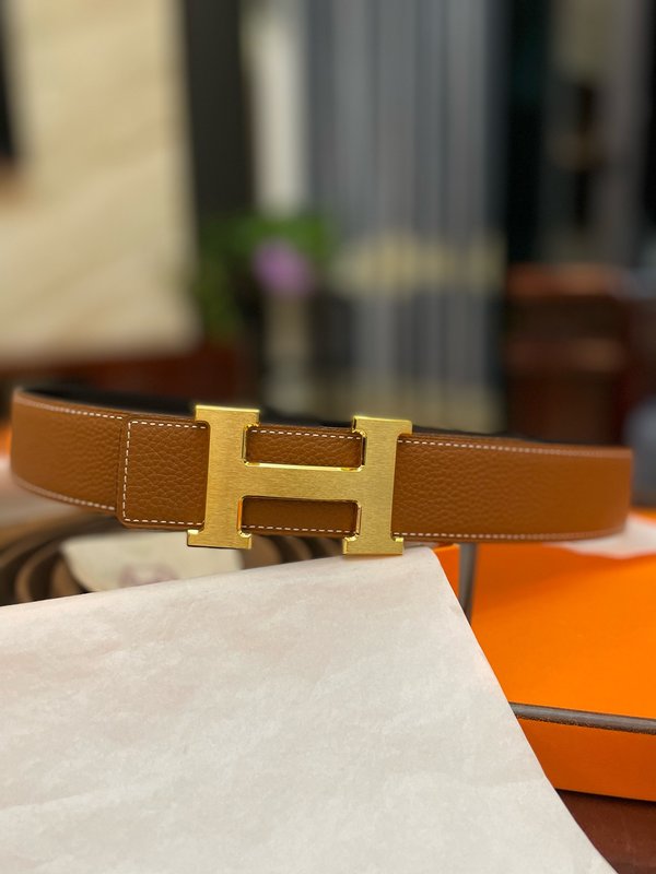 에르메스 클래식 H 브러시드 벨트 38mm 001-271536