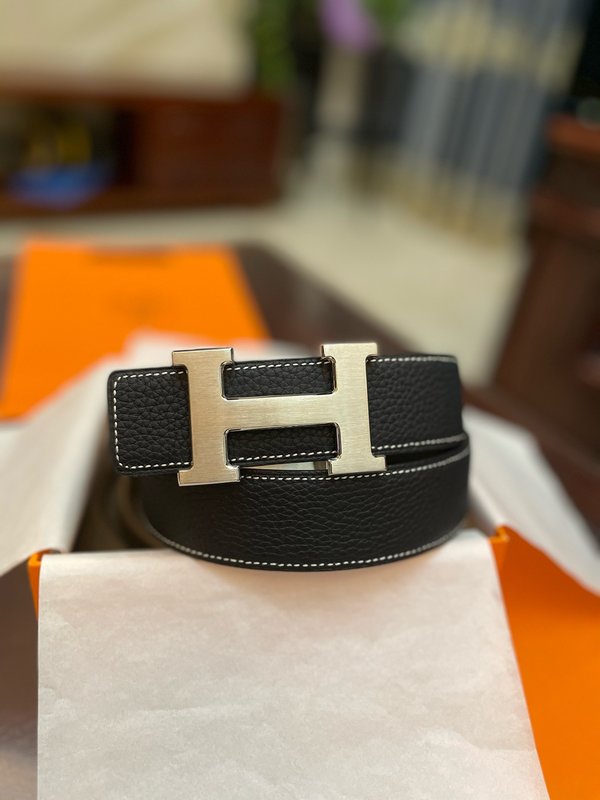 에르메스 클래식 H 브러시드 골드 벨트 38mm 001-271538