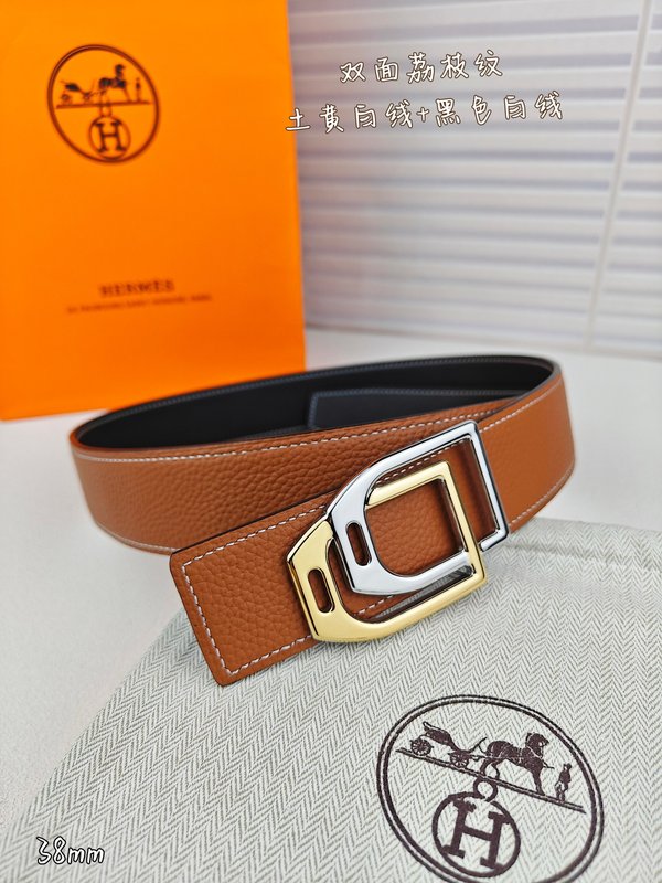 에르메스 평두 클래식 양면 벨트 (38mm) 001-271542