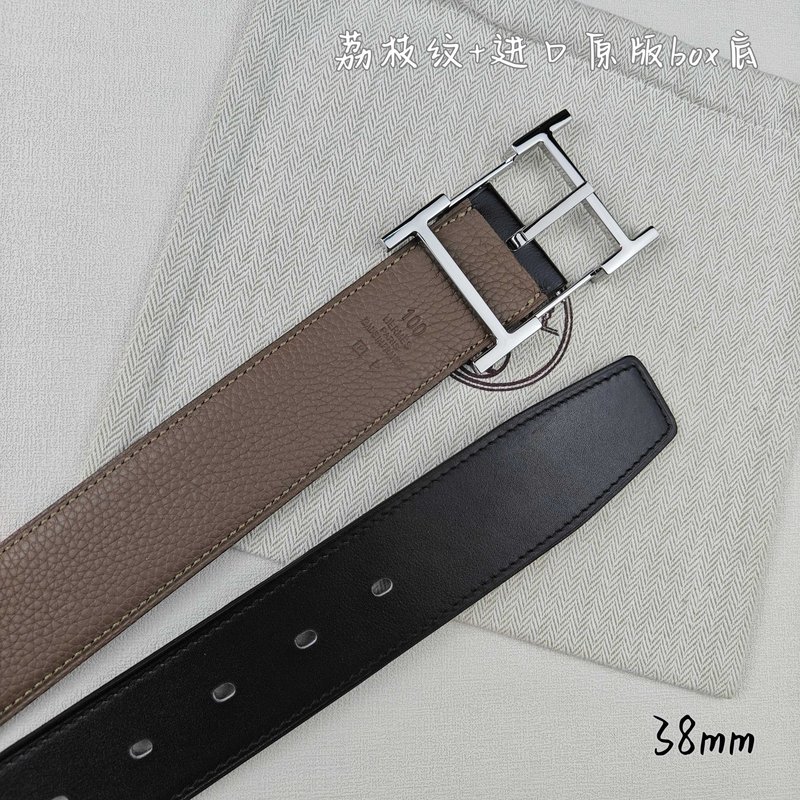 에르메스 핀 버클 양면 벨트 001-271546
