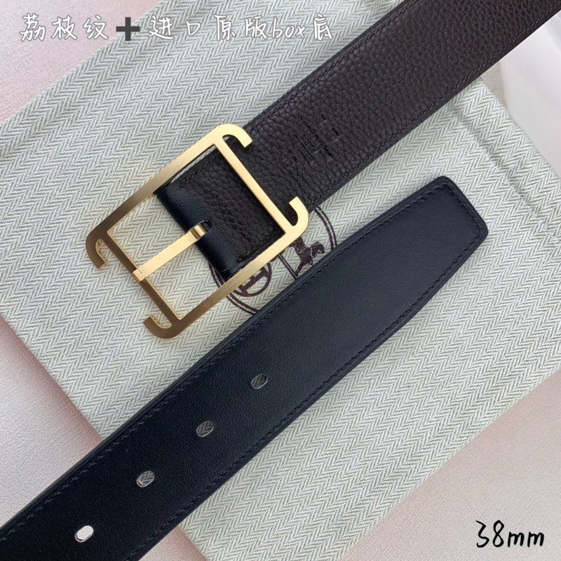 에르메스 핀버클 벨트 수입 소가죽 양면 사용 001-271554