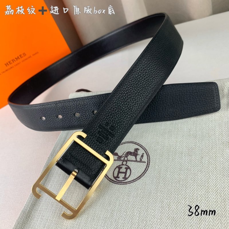 에르메스 핀 버클 벨트 블랙 리치 문양 001-271555