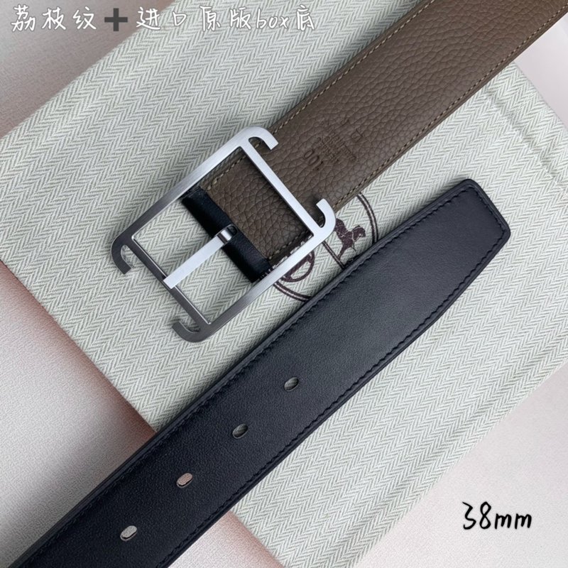 에르메스 핀버클 양면 가죽 벨트 001-271557