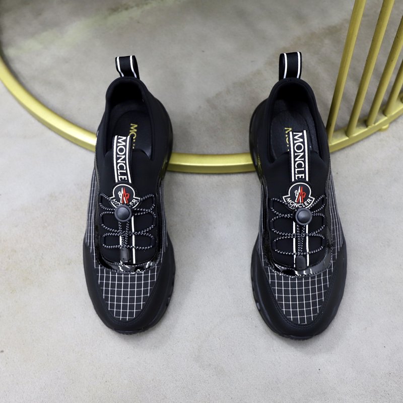 몽클레어 패브릭 가죽 스니커즈 001-271607