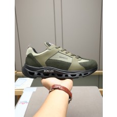 몽클레어 가죽 메쉬 두꺼운 밑창 스니커즈 001-271743