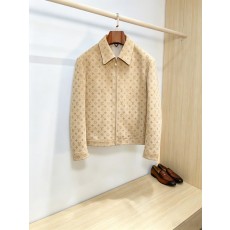 LV 올오버 모노그램 스웨이드 양가죽 자켓 001-271768