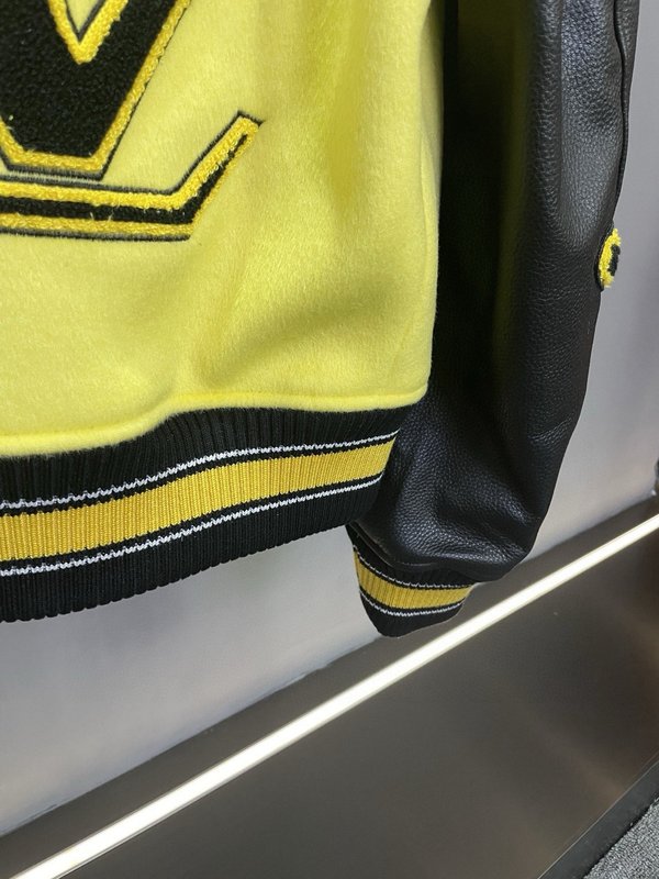 LV 리미티드 컬러블록 캐시미어 야구 자켓 001-271780