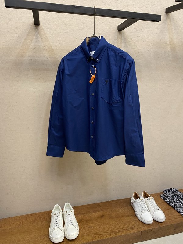 Ami Paris 하트 자수 셔츠 001-271850