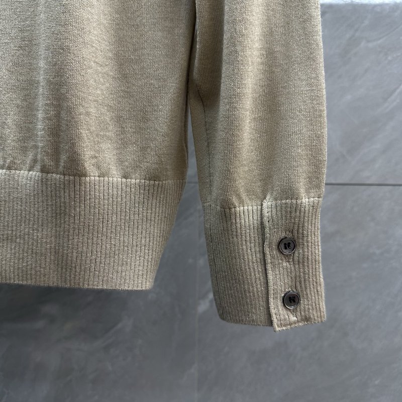 THOM BROWNE 가는 양모 가디건 001-271882