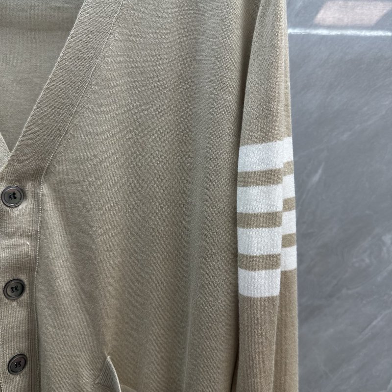THOM BROWNE 가는 양모 가디건 001-271882