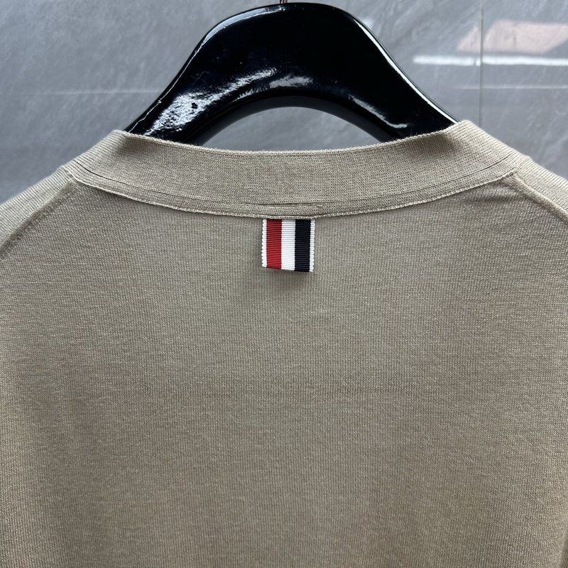 THOM BROWNE 가는 양모 가디건 001-271882