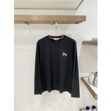 에르메스 실크 면 롱슬리브 티셔츠 001-271896