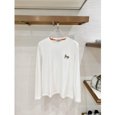 에르메스 실크 코튼 롱슬리브 롱티 001-271898