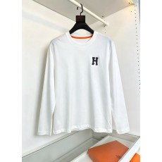 에르메스 액상 실크 라운드 티셔츠 001-271904