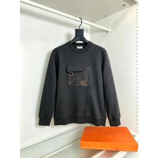 에르메스 패치 포켓 자수 스웨트셔츠 001-271914