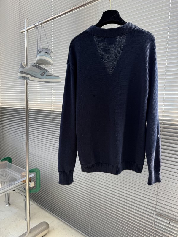 Ralph Lauren 자수 로고 면 니트 가디건 001-272009