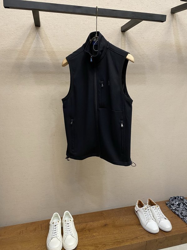 Ralph Lauren 하프넥 자수 양면 조끼 001-272018