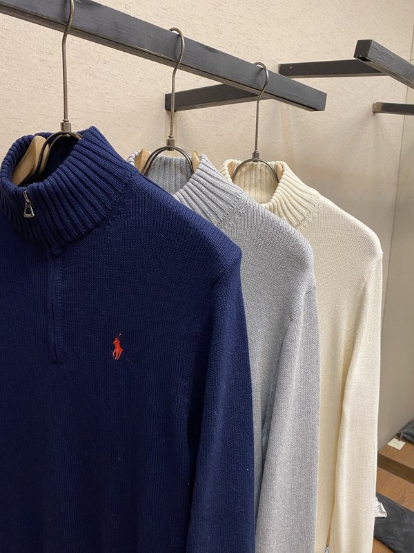 Ralph Lauren 반하이넥 자수 니트 001-272021