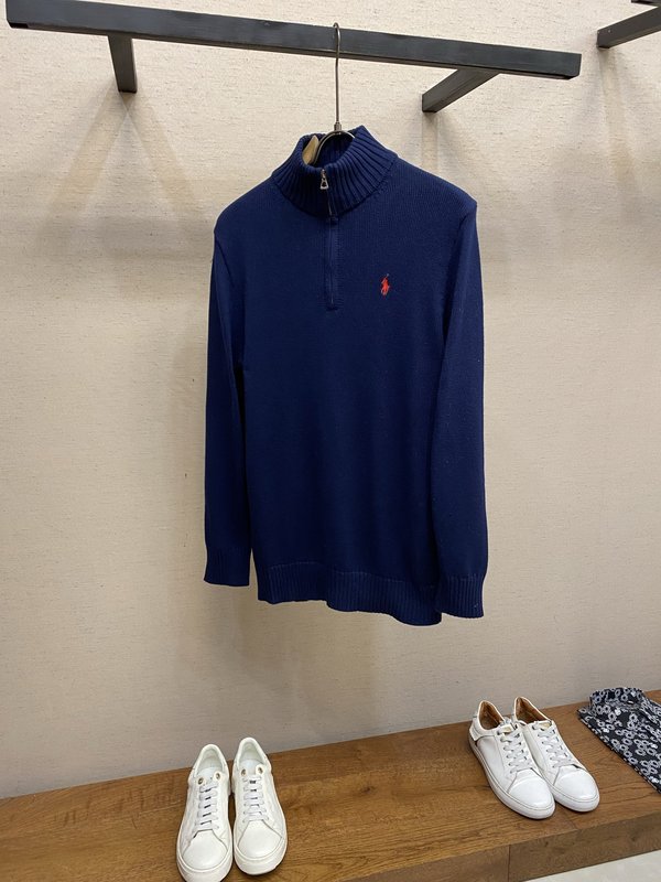 Ralph Lauren 반하이넥 자수 니트 001-272021