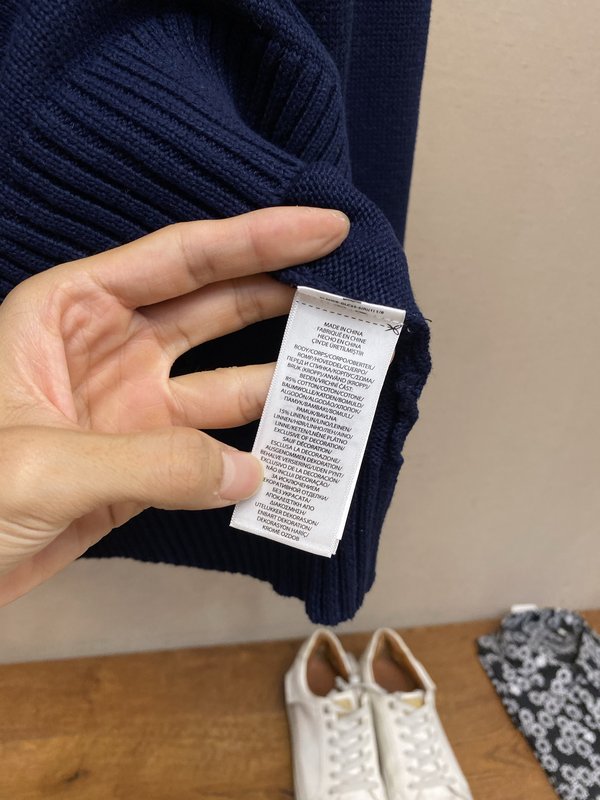Ralph Lauren 반하이넥 자수 니트 001-272021