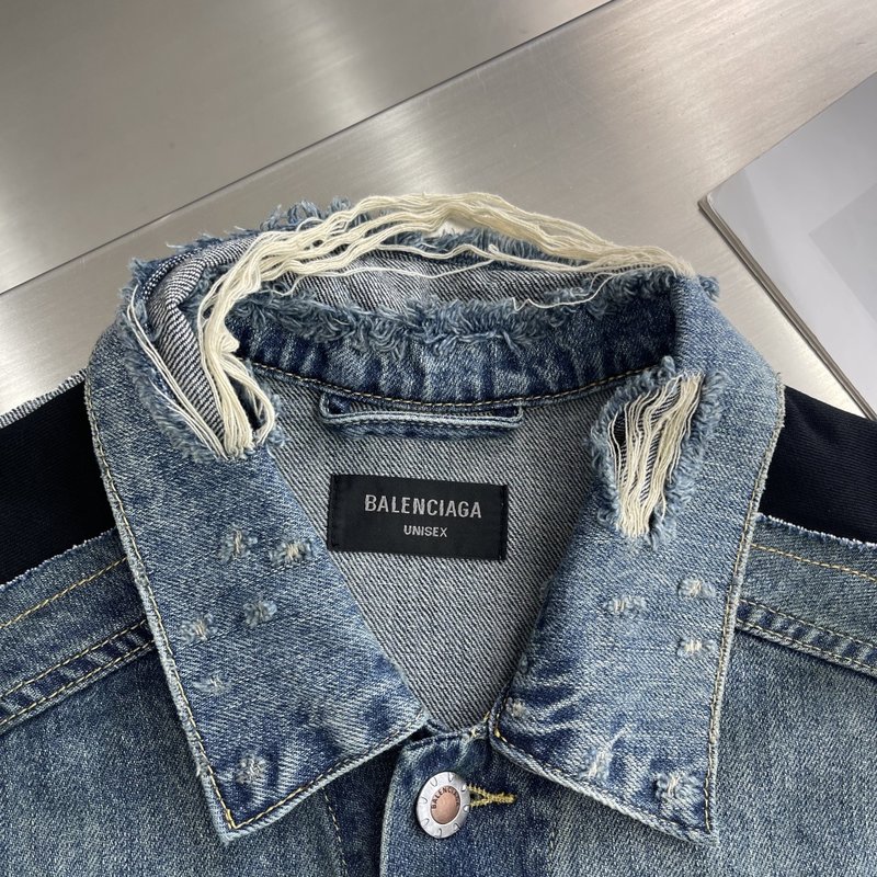Balenciaga CUT-UP 데님 자켓 001-272063