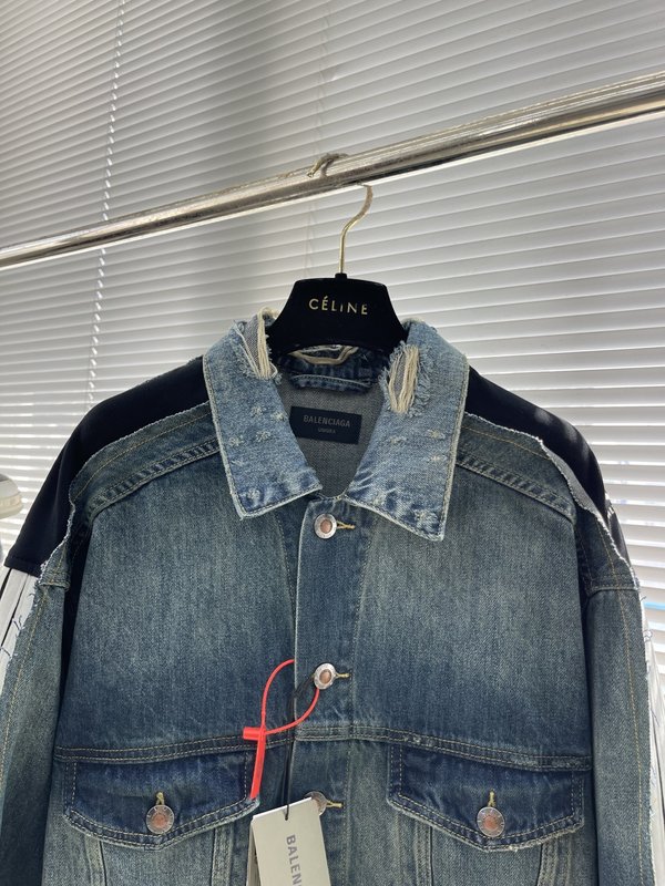 Balenciaga CUT-UP 데님 자켓 001-272063