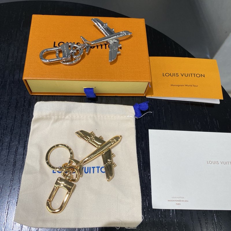 골드 비행기 패키지 체인 키링 001-273077