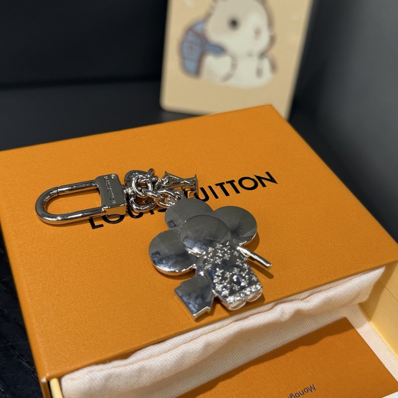 Vuitton 비비안 태양꽃 포커 카드 크리스탈 키링 001-273079