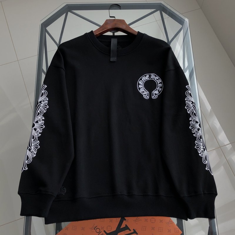 Chrome Hearts 자수 프린트 라운드넥 스웨트셔 001-273361
