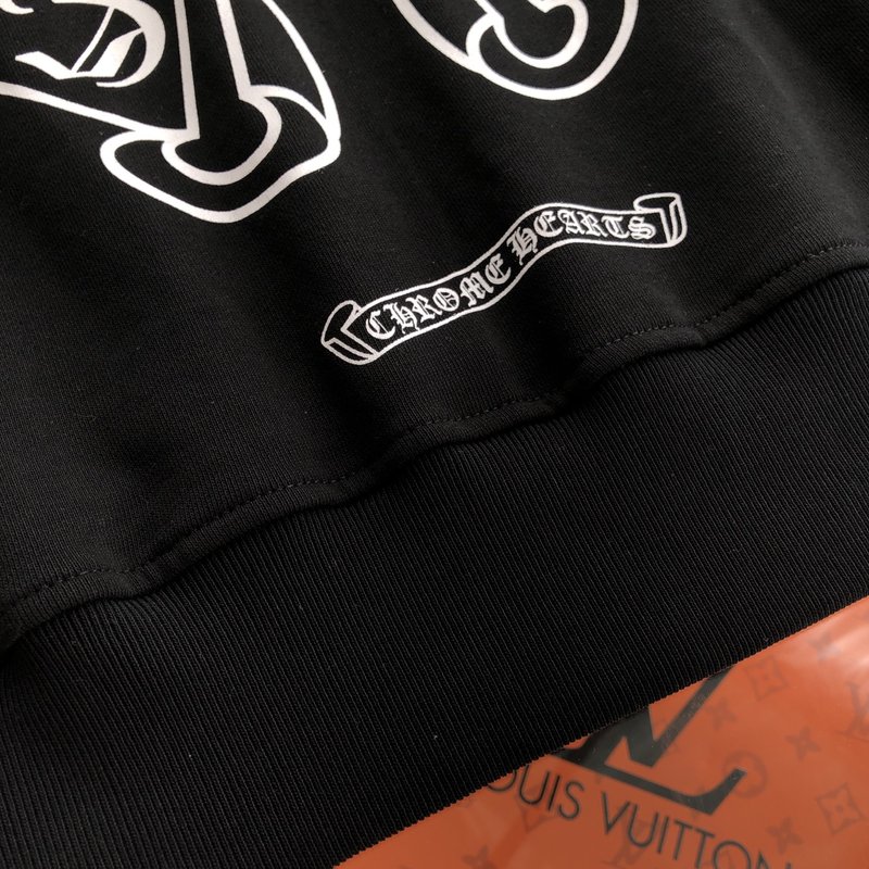 Chrome Hearts 자수 프린트 라운드넥 스웨트셔 001-273361