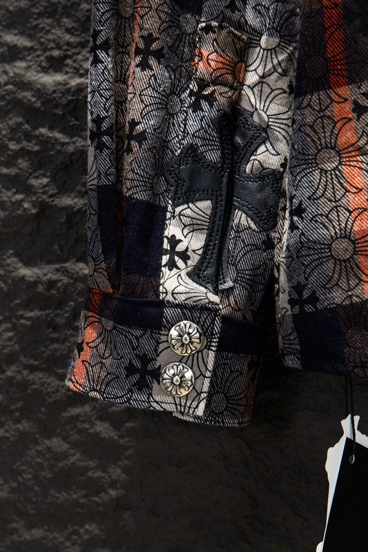 Chrome Hearts 풀프린트 커프스 가죽 패치 격 001-273370