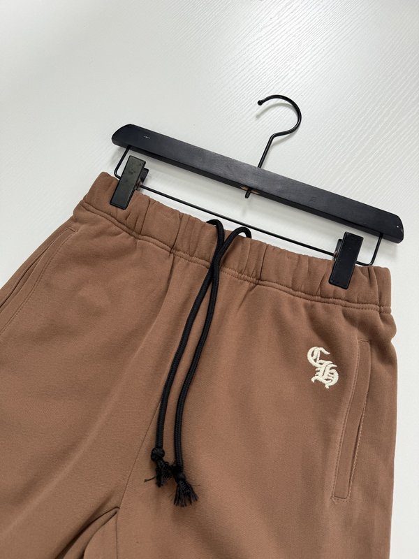 크롬하트 반문자 자수 스트레이트 조거팬츠 001-273378