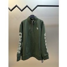 크롬하츠 자수 하프 지퍼 긴팔 001-273403