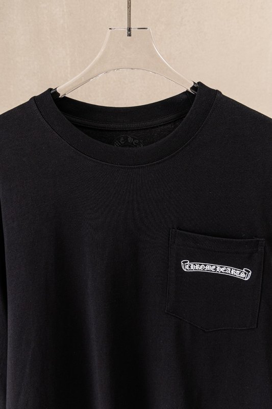 Chrome Hearts 헤비 워시 입체 프린트 롱슬리 001-273414