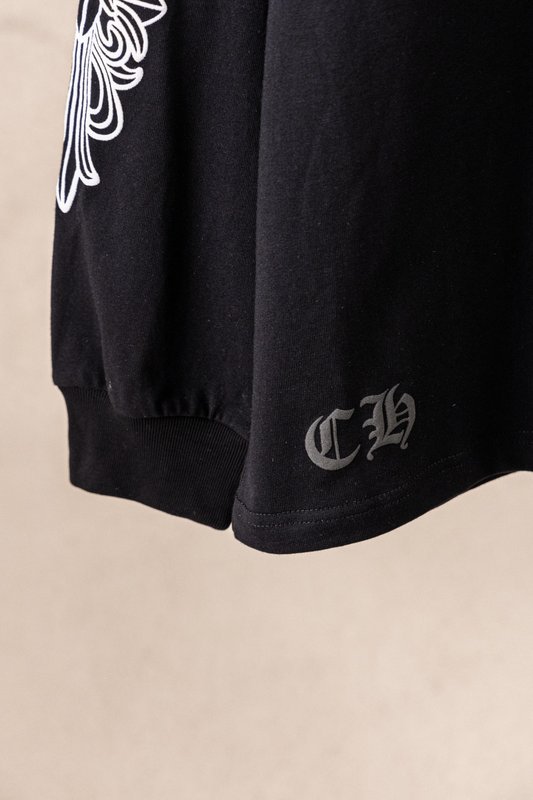 Chrome Hearts 헤비 워시 입체 프린트 롱슬리 001-273414