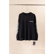Chrome Hearts 헤비 워시 입체 프린트 롱슬리 001-273414