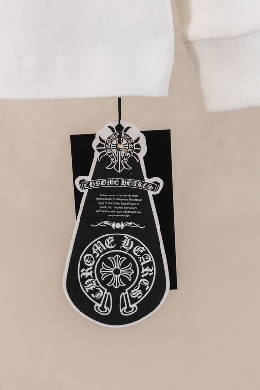 Chrome Hearts 중공 세탁 입체 프린트 반팔 001-273420