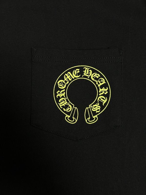 크롬하츠 플루오로 옐로우 말발굽 긴팔 티셔츠 001-273431