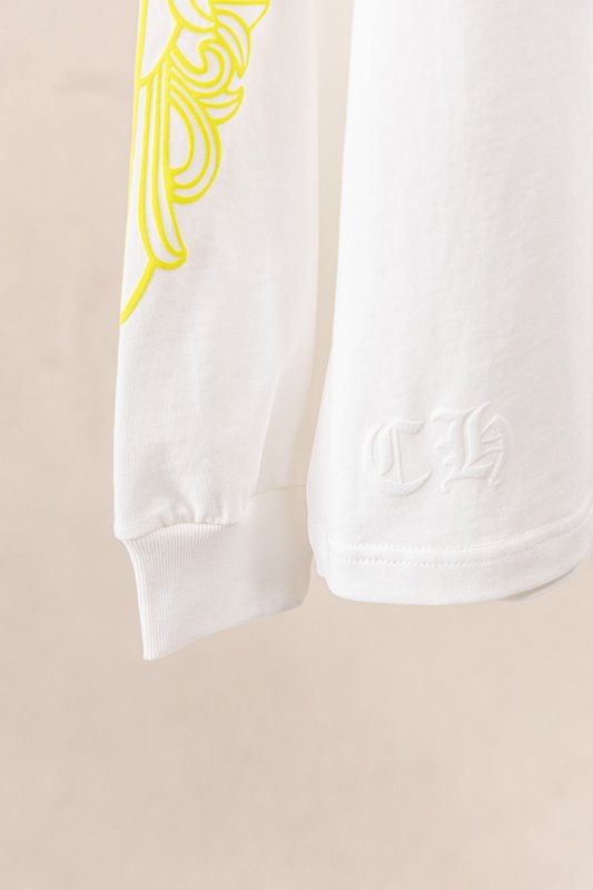 Chrome Hearts 헤비 워시 입체 프린트 롱슬리 001-273442