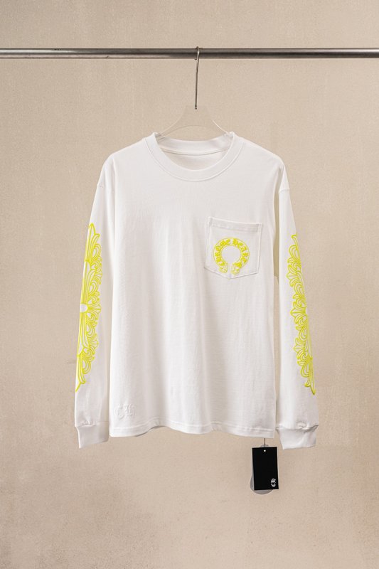 Chrome Hearts 헤비 워시 입체 프린트 롱슬리 001-273442